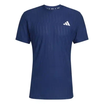 Мужская теннисная футболка Adidas Climacool+ Airchill Freelift - navy blue