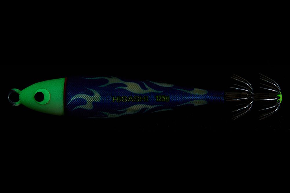 Кальмарница HIGASHI Squid Cloth sinker 125g #07 Aqua Fireman