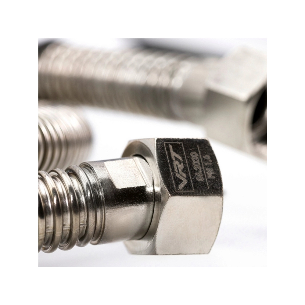 Сильфонная подводка д/газа 1/2" вн./вн. 0,8 м
