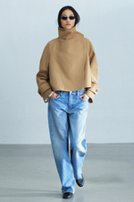 КОРОТКИЙ ТРЕНЧ С ВЫСОКИМ ВОРОТНИКОМ — ZW COLLECTION — ZARA