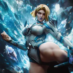 Emma Frost leg kick - Marvel Rivals