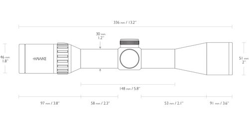 Оптический прицел Hawke Endurance 30 WA 1.5-6?44 IR L4A Dot (16310)