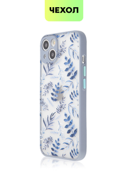Чехол BROSCORP для Apple iPhone 13 оптом (арт. IP13-ST-TPU-BLUE-PRINT)
