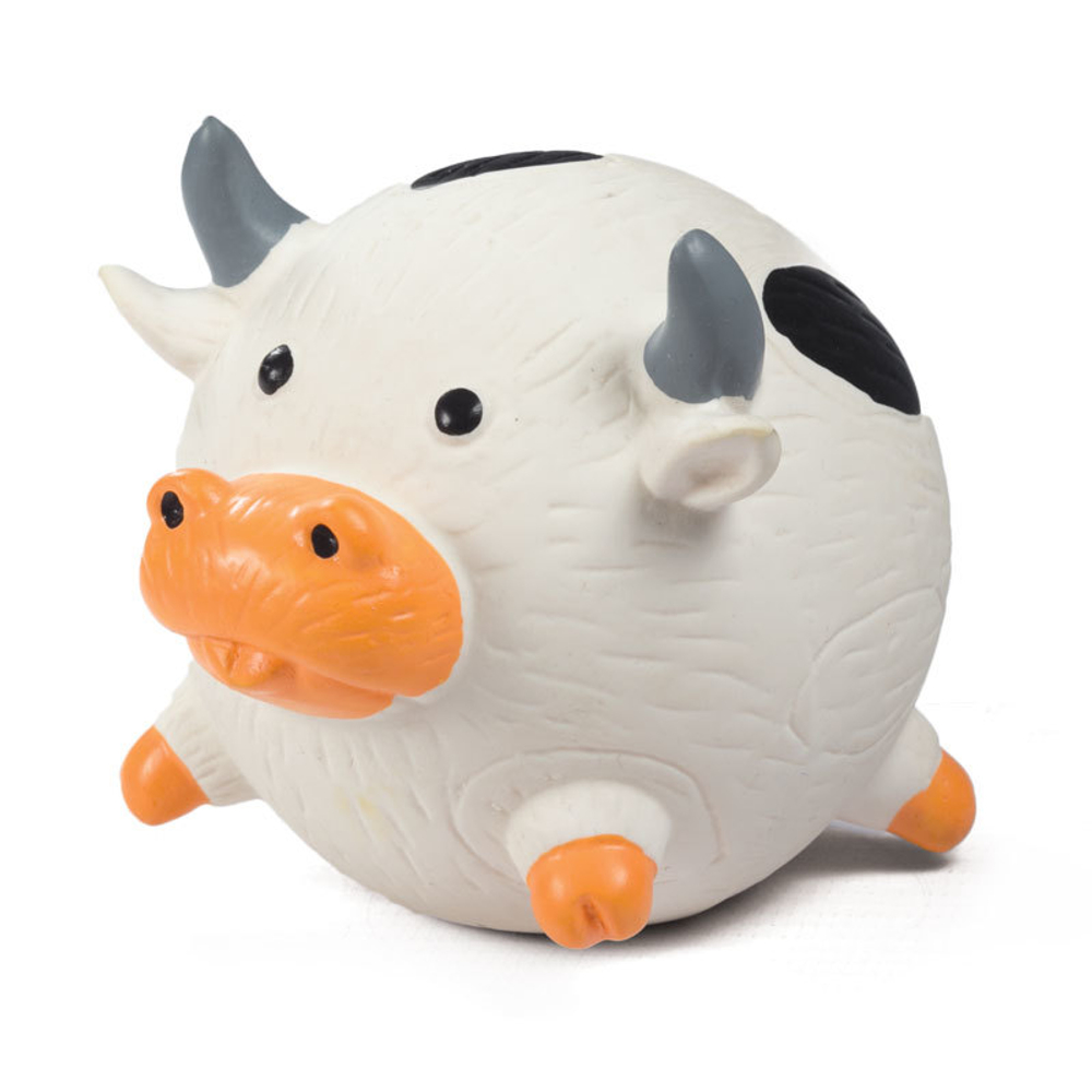 Игрушка для собак из латекса  "Коровка-мяч", 85мм, Triol