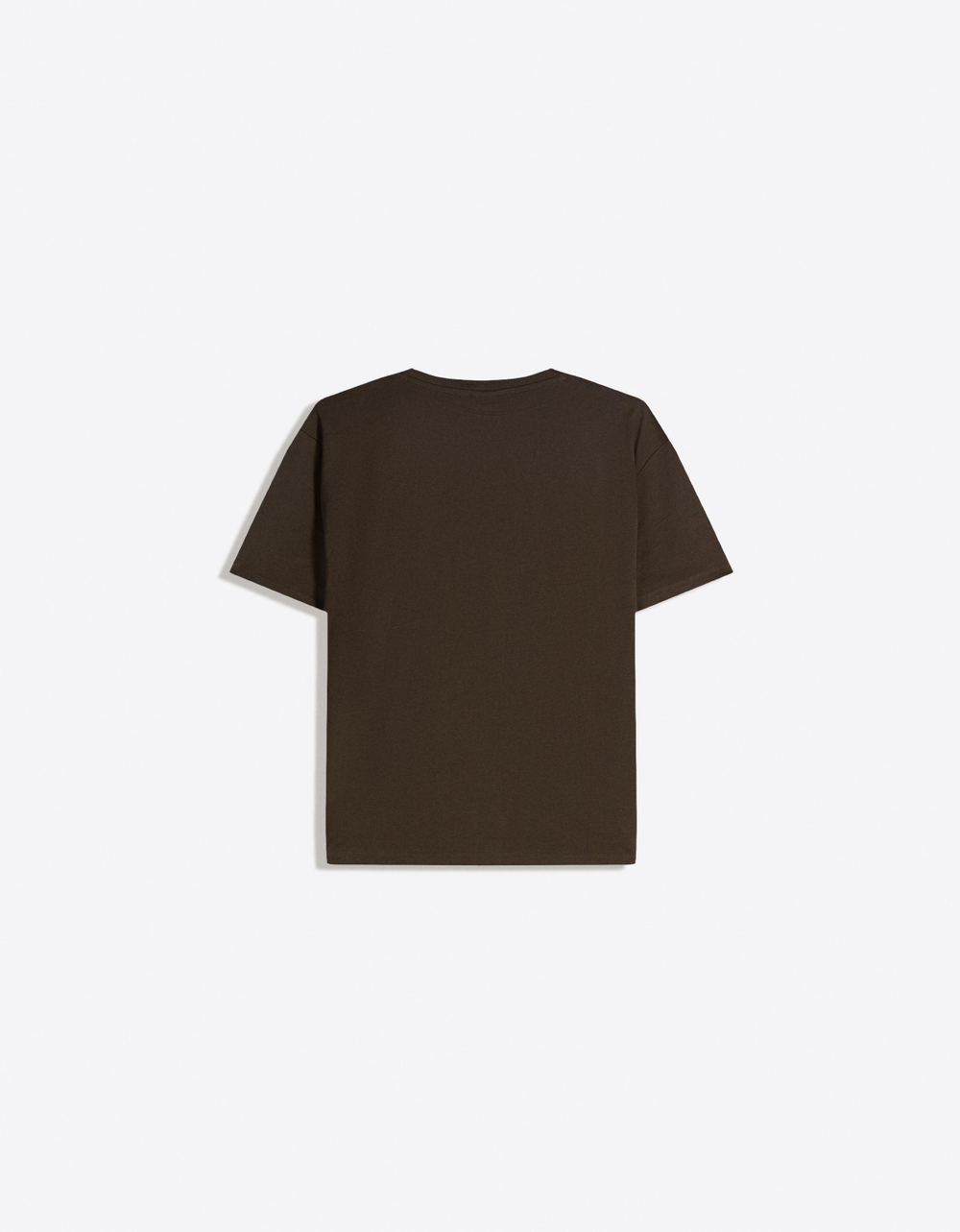 Мужская футболка regular fit с коротким рукавом - BERSHKA