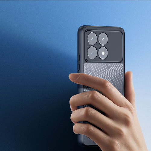 Тонкий чехол с мягкими рамками от Dux Ducis для смартфона Xiaomi Poco F6 Pro, серия Aimo Series Case