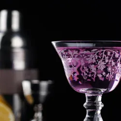 Рюмка коктейльная 185 мл "Retro" декор d 9,2 см h14 см Cocktail Week P.L. [6]