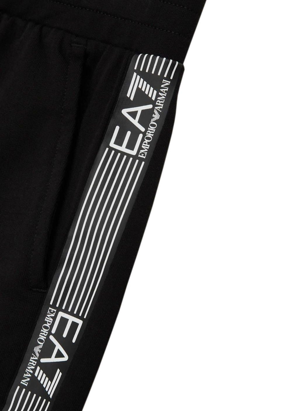 Шорты для мальчика теннисные EA7 Boy Jersey Bermuda - черный