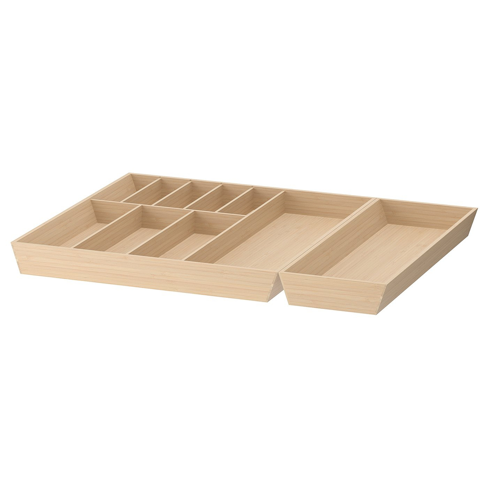 IKEA UPPDATERA  (ИКЕА УППДАТЕРА)  -  Лоток для столовых приборов/лоток для принадлежностей - светлый бамбук 72x50 см