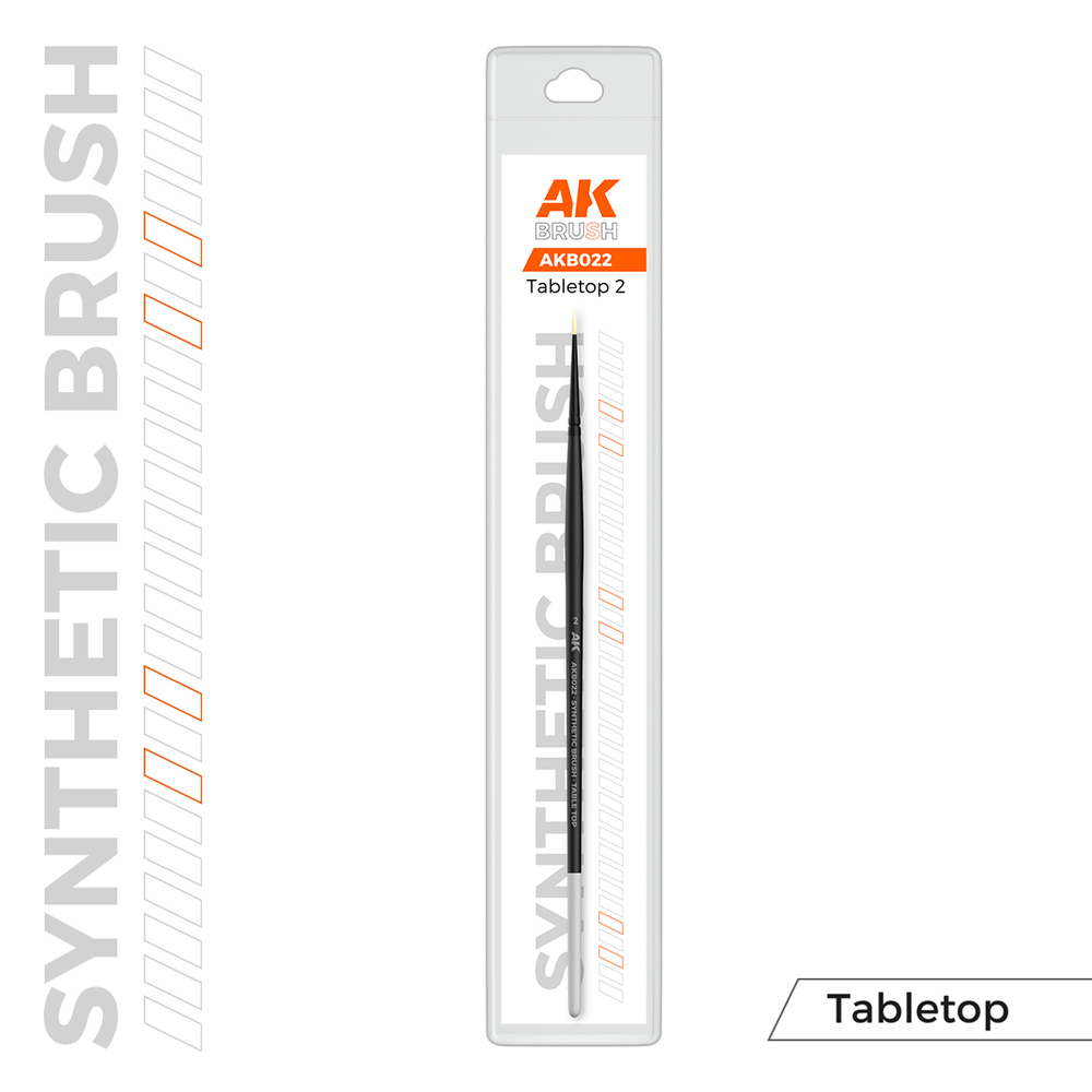 Кисточка AK Interactive Synthetic Tabletop Brush 2