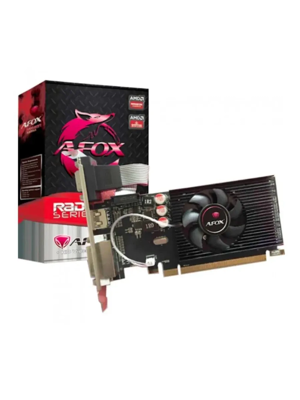 Видеокарта Radeon R5 230 LP Single Fan 1 ГБ AFR5230-1024D3L5
