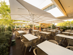 Зонт профессиональный телескопический 5х5 м Scolaro Capri Starwhite, белый, белый