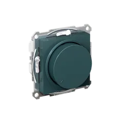 Светорегулятор поворотно-нажимной, LED, RC, 400 Вт Systeme Electric AtlasDesign Изумруд ATN000823