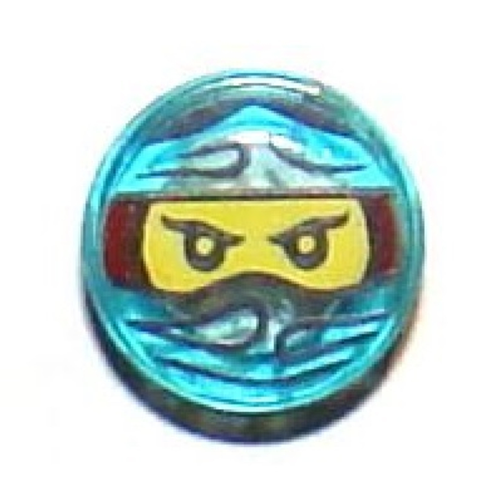Плитка, круглая 1 x 1 с узором Ninjago Trapped Nya 98138pb053