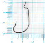 Крючок офсетный Fish Season Worm с большим ухом 3312 BN