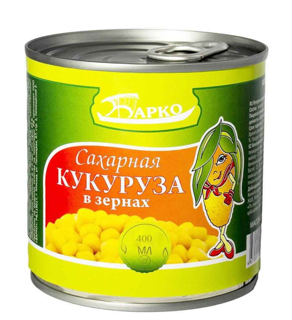 Кукуруза консервированная 425мл ж/б (Барко) Китай 1/24