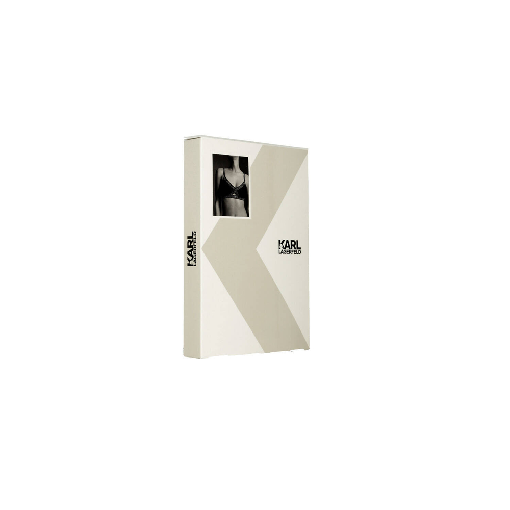бюстгальтер ikonik 2.0 peephole Karl Lagerfeld - черный(230W2110)