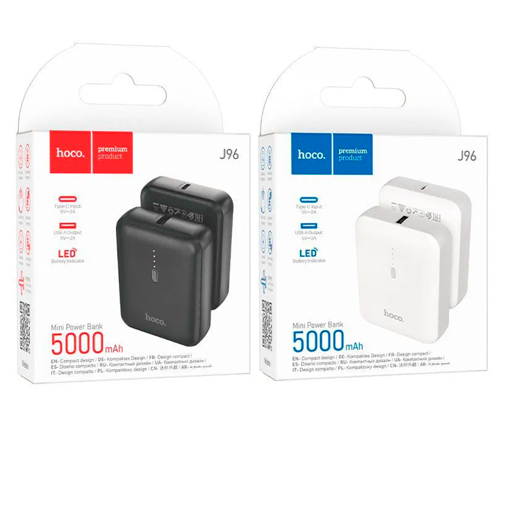 Портативный аккумулятор Hoco J96, High, 5000mAh, Черный