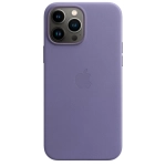 Кожаный чехол с поддержкой MagSafe Apple Leather Case для iPhone 13 Pro Max, Wisteria (Сиреневая глициния)
