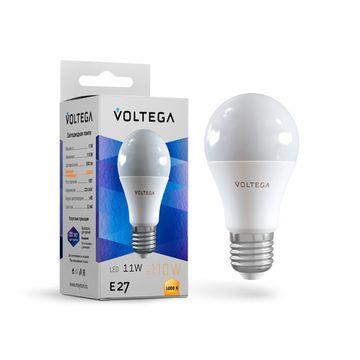 Светодиодная лампа Simple A60 11W 3000K E27 (7245) VG2-A2E27-3K-11W Voltega