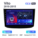 Teyes CC2 Plus 10,2"для Mercedes-Benz Vito 2010-2015