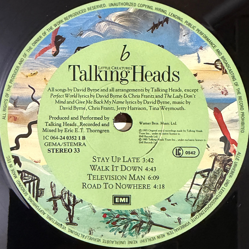 Talking Heads - Little Creatures (Европа 1985г.)