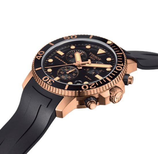 Мужские швейцарские часы для дайвинга Tissot T120.417.37.051.00