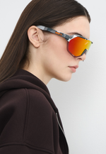 Спортивные очки 100% S2 - Soft Tact Grey Camo - HiPER Red Multilayer Mirror Lens