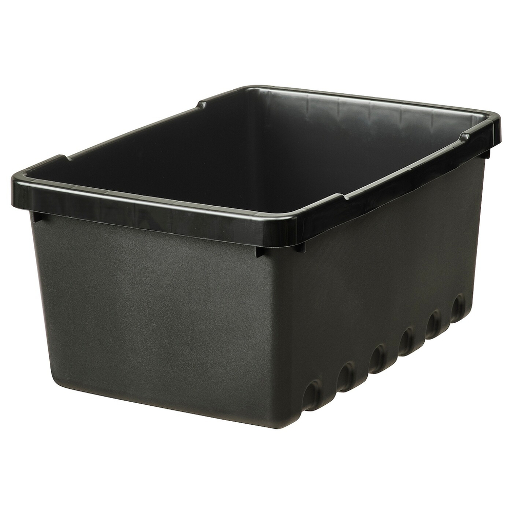 IKEA UPPSNOFSAD (ИКЕА УППСНОФСАД) — Контейнер, черный, 25x17x12 см/3,5 л