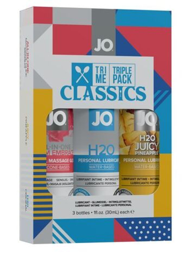 Подарочный набор лубрикантов Tri-Me Triple Pack Classics
