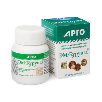 Эм Курунга капсулы, Арго ЭМ-1, 60 капс