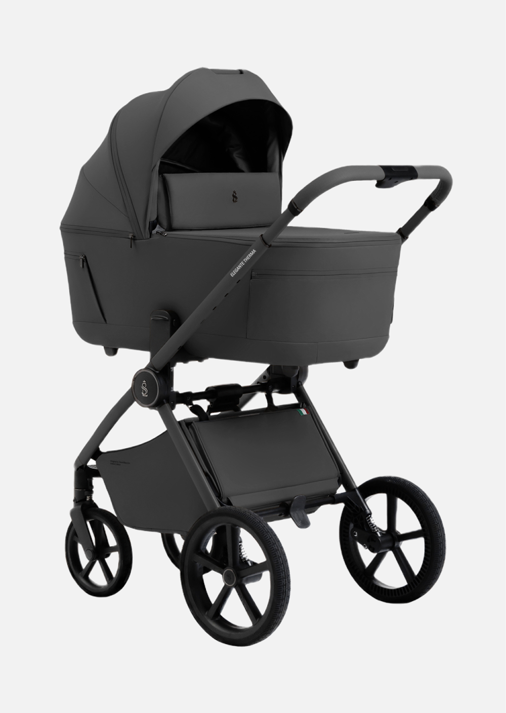 Sweet Baby Коляска 2 в 1 SBL Elegante Therma (Colore) Dark Grey