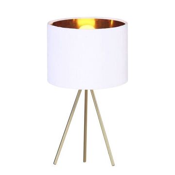Настольная лампа 1*E27 SL6242.504.01 золотистый/белый Fuego ST-Luce
