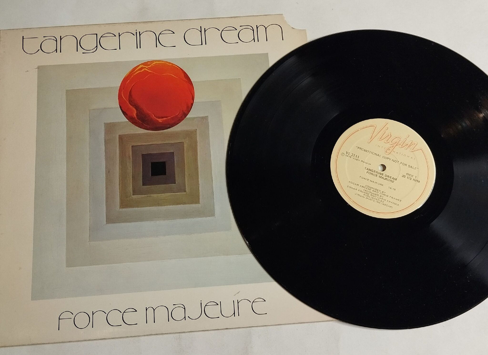 Винтажная виниловая пластинка LP Tangerine Dream Force Majeure (USA 1981)