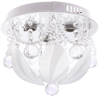 Люстра 3*40Вт Е27+LED 25*30*30см хром A41042-300