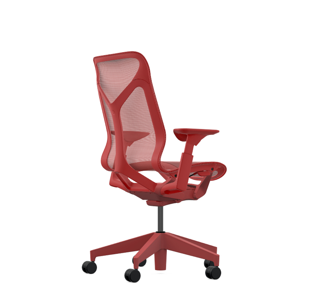 Кресло Herman Miller Cosm, средняя спинка, цвет Canyon, регулируемые подлокотники