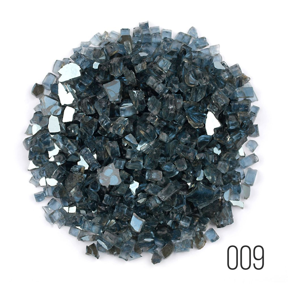 Стеклянная крошка LusterGlass Premium, Gray, 500гр