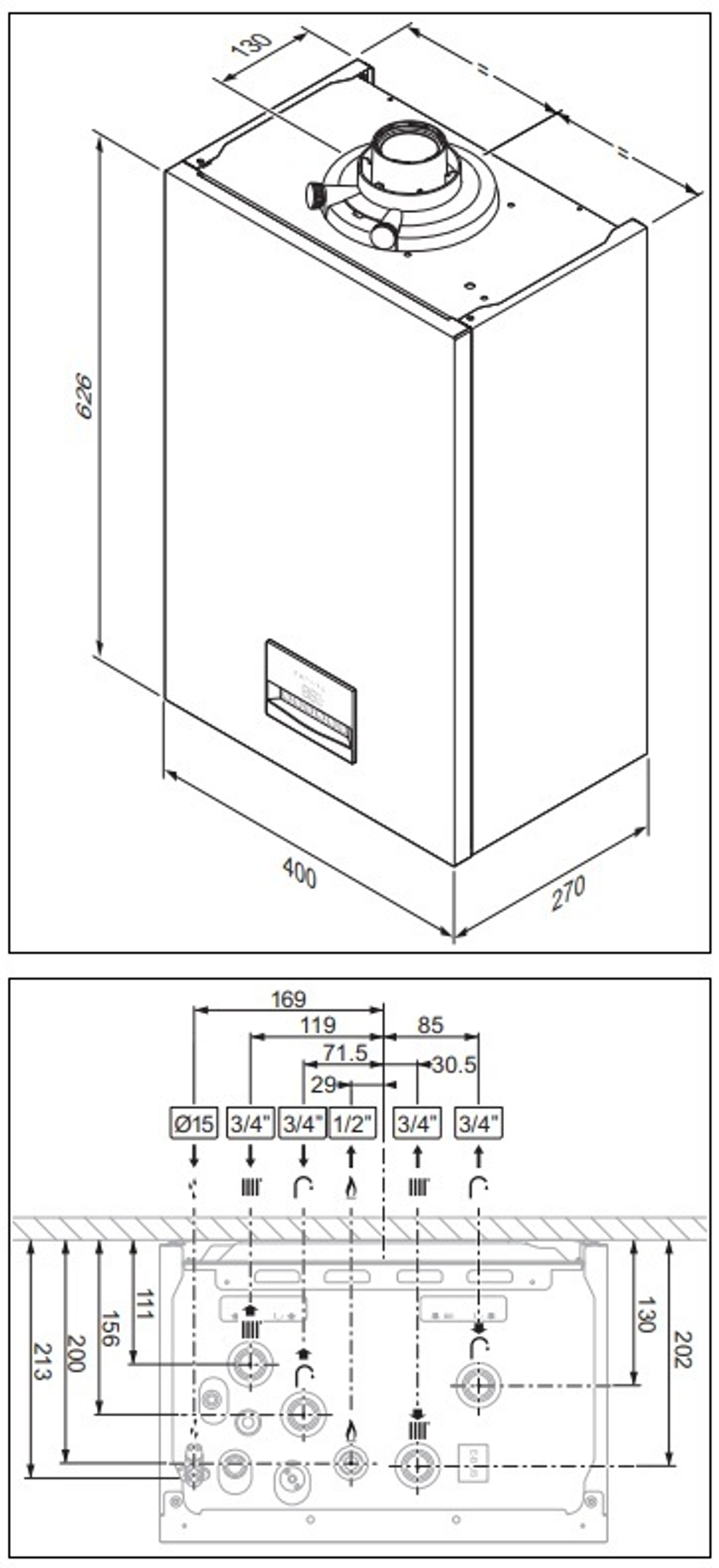 Котел газовый настенный Vaillant ecoTEC intro VUW 18/24 AS/1-1 (H-RU) конденсационный