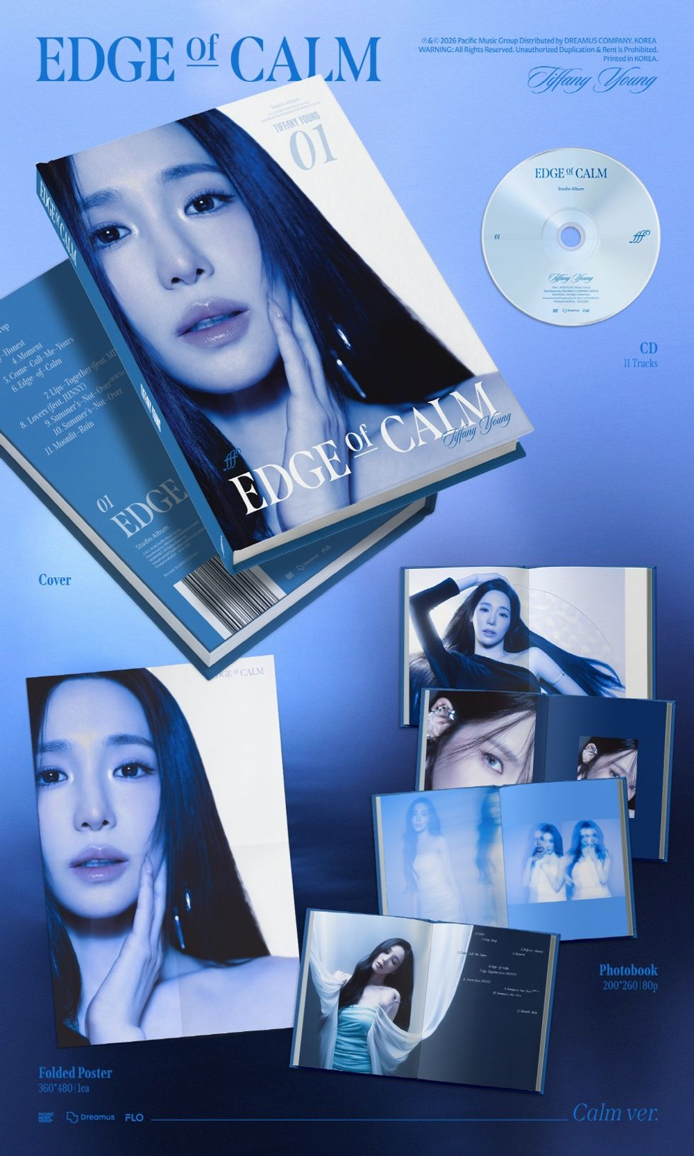 Альбом TIFFANY YOUNG - EDGE OF CALM 1st Album 2 Version SET