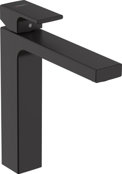 Смеситель для раковины Hansgrohe Vernis Shape однорычажный, 190 матовый чёрный 71591670