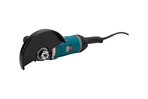 Угловая шлифовальная машина Makita 230 мм, 2700 Вт, 6600 об., плавн. пуск, антивиб рук., антирестарт, расцепляющая муфта, суперфланец, 6.5 кг GA9080FX1