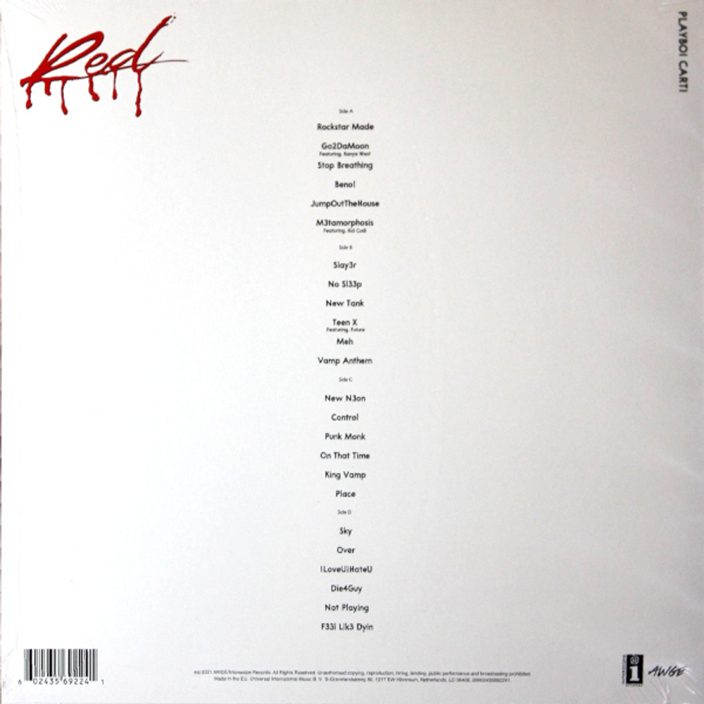 Playboi Carti / Whole Lotta Red (2LP)
