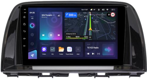 Магнитола для Mazda CX-5 2011-2015 (ШГУ цветной) - Teyes CC3L монитор 9" IPS на Android 10, CarPlay, 4G SIM-слот
