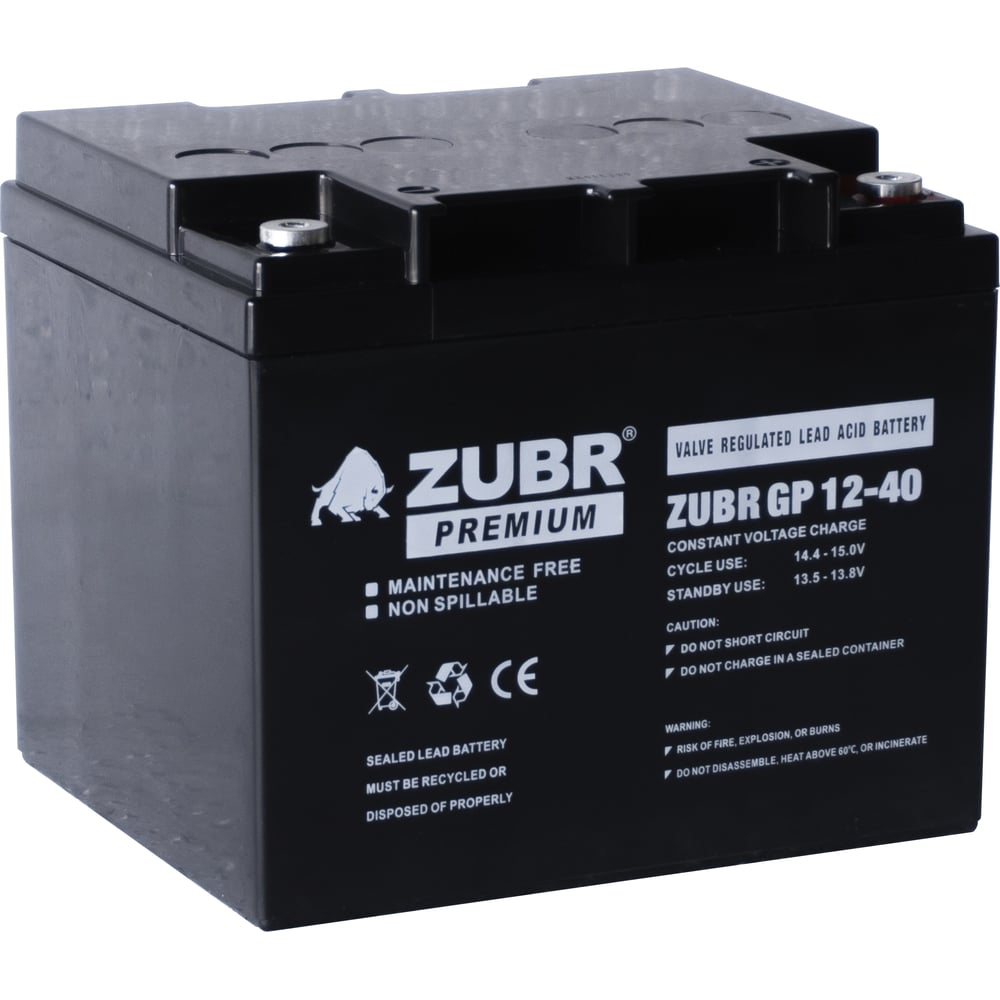 ZUBR GP12-40 12V40Ah