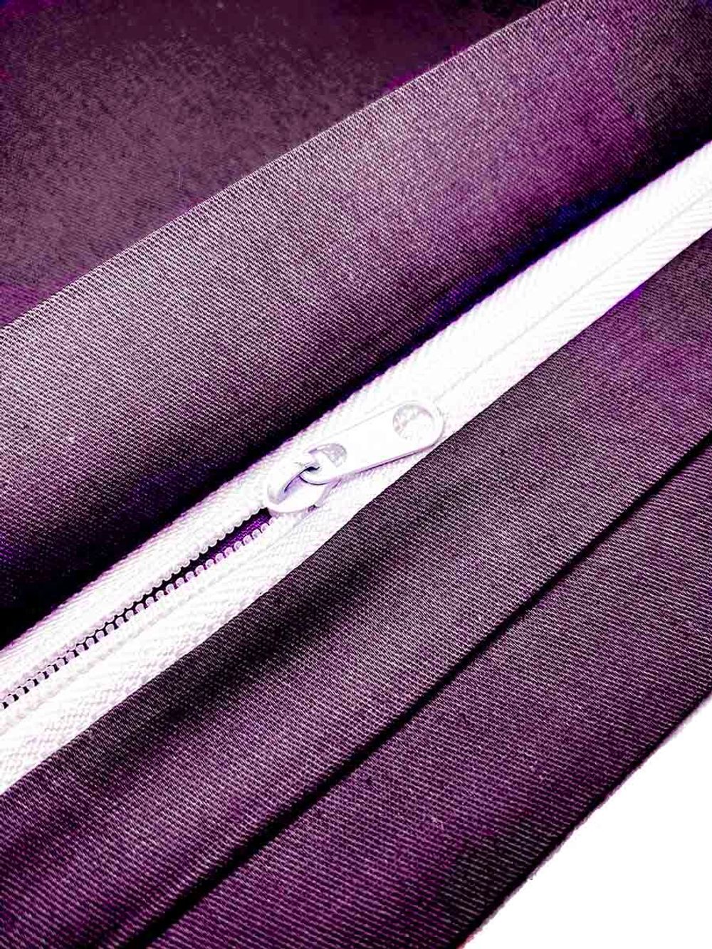 Постельное белье сатин Milky Garden "Purple" 1,5-сп Наволочка 50х70 см 1 шт Простынь на резинке 90x200 см Пододеяльник 145x215 см