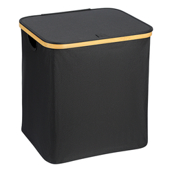 Корзина для белья 40x33x43см Smart Solutions Neat Mid черная