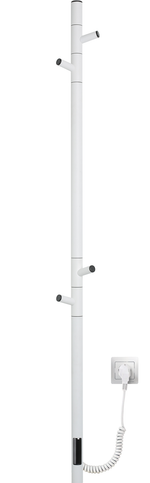 Полотенцесушитель электрический Vincea VTD-1DWE 15х140, белый, таймер