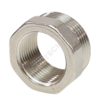 Футорка латунь никель Ду 10х8 (3/8"х1/4") НР/ВР VALFEX VF.581.N.038.014