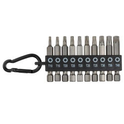 Биты TORX 1/4''х50мм, набор 10пр. Scheppach Sch-HW-S14