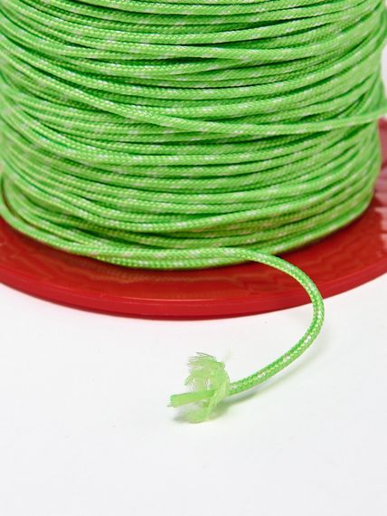 Линь SevenSub Dyneema (Дайнема 1,8 мм, в катушке 50 м, нагрузка 240 кг, ярко-зеленый/белый, цена за 1м)